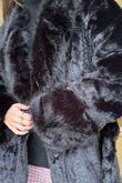 Verbier Faux Fur Coat Black